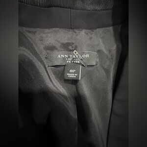 Ann Taylor Elegant Black Blazer size 8P